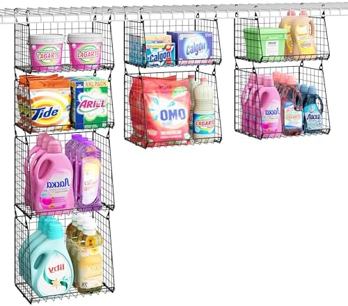 4-Pack Hanging Laundry Organizer