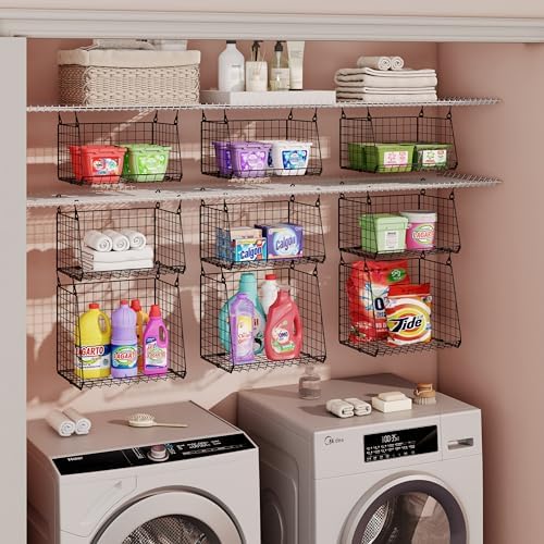 4-Pack Hanging Laundry Organizer