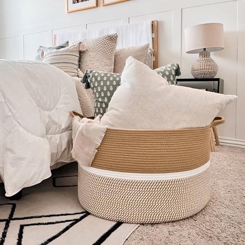 ChicVita XXL Cotton Rope Woven Basket