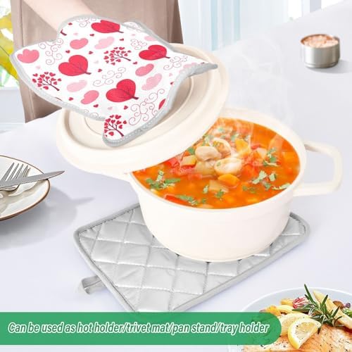 Kcldeci Valentine Seamless Pattern Potholders