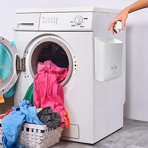 Magnetic Lint Bin for Laundry Storage