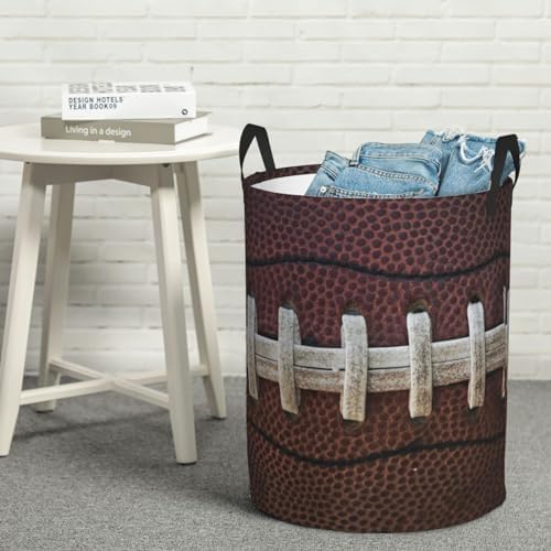 American Football Themed Waterproof Laundry Basket for Kidsreason