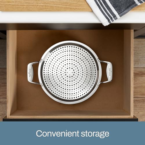 All-Clad D5 Stockpot with Lid and Guards