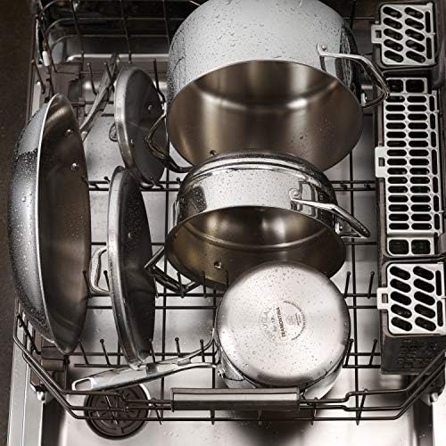 Tramontina Tri-Ply Clad Stainless Steel 4-Quart Sauce Pan with Lid