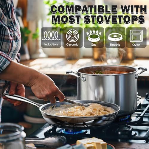 Elevate Your Cooking with Cooks Standard3 Quarts 1810 Stainless Steel Saucepan
