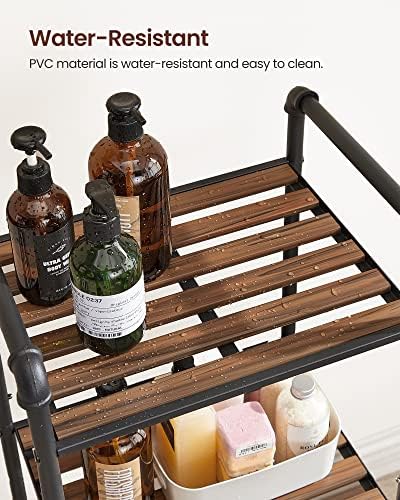 Vasagle Bath Storage Rustic Brown