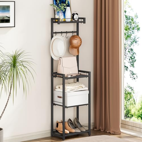4-Tier Storage Rack Simple Practical Bathroom Organizer