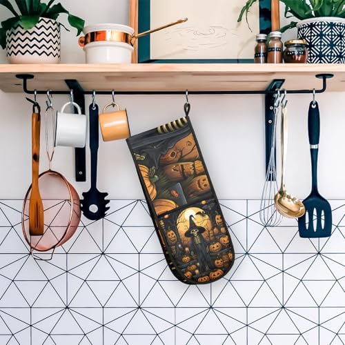 Halloween Trick or Treat Heat-Resistant Oven Mitts