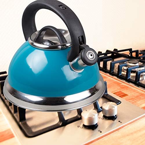 Creative Home Alexa 30 Quart Whisling Tea Kettle with Aluminum Bottom