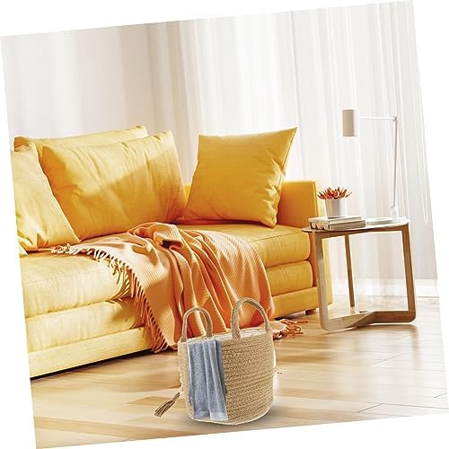 MAGICLULU Cotton Rope Laundry Basket with Dual Handles