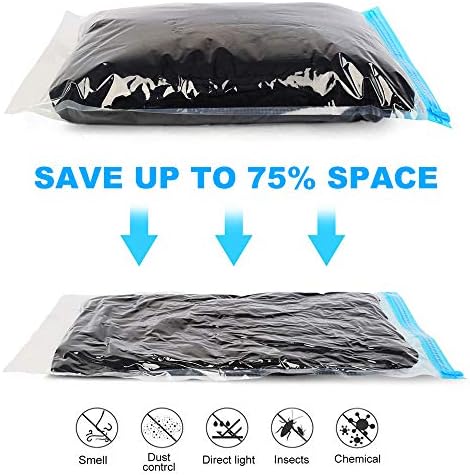 10-Piece Vacuum Storage Travel Bag Ease
