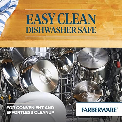Farberware Classic Stainless Steel Saucepan 1 Quart Silver