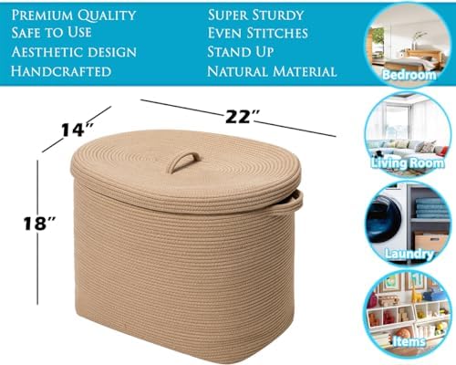 22x14x18Rectangular Storage Basket