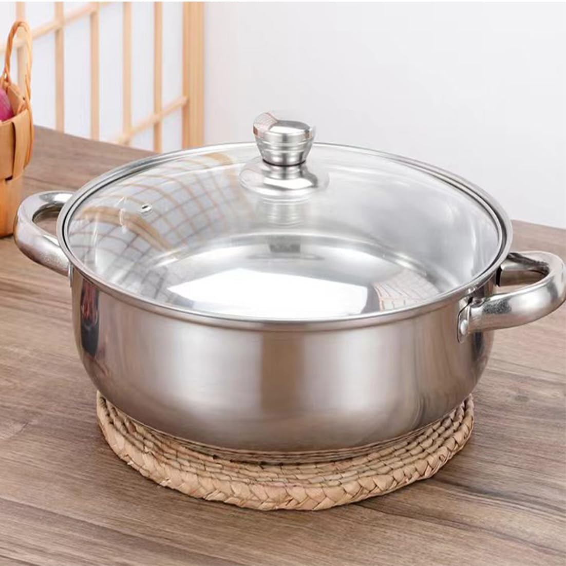 Premium 188 Stainless Steel Steamer Pot for Cooking Durable Multi-Purpose