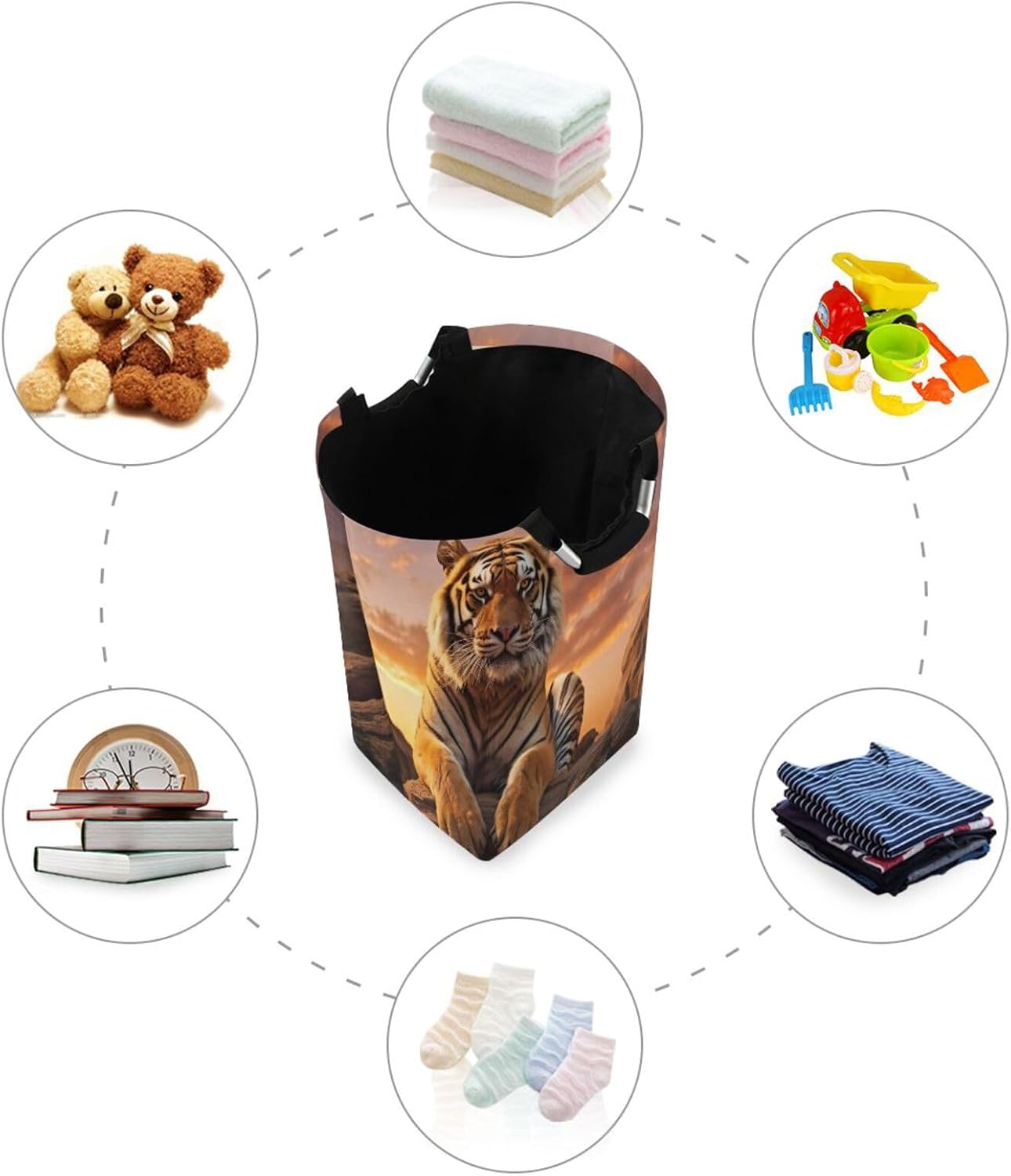 Collapsible Large Laundry Basket Waterproof Organizer