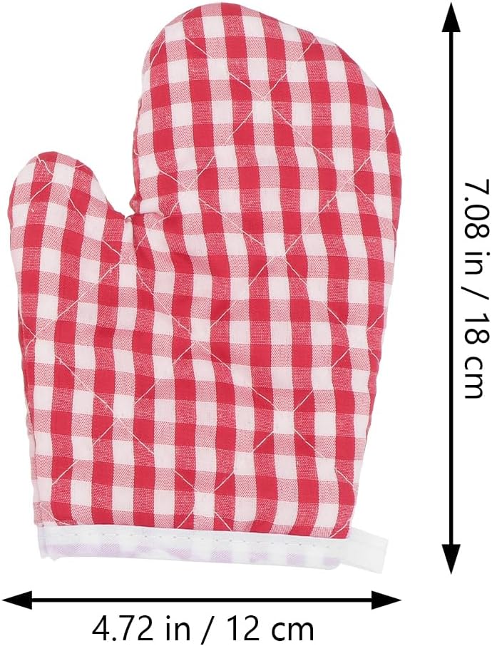 2-Piece Christmas Oven mitts for Kids BBQ equipments