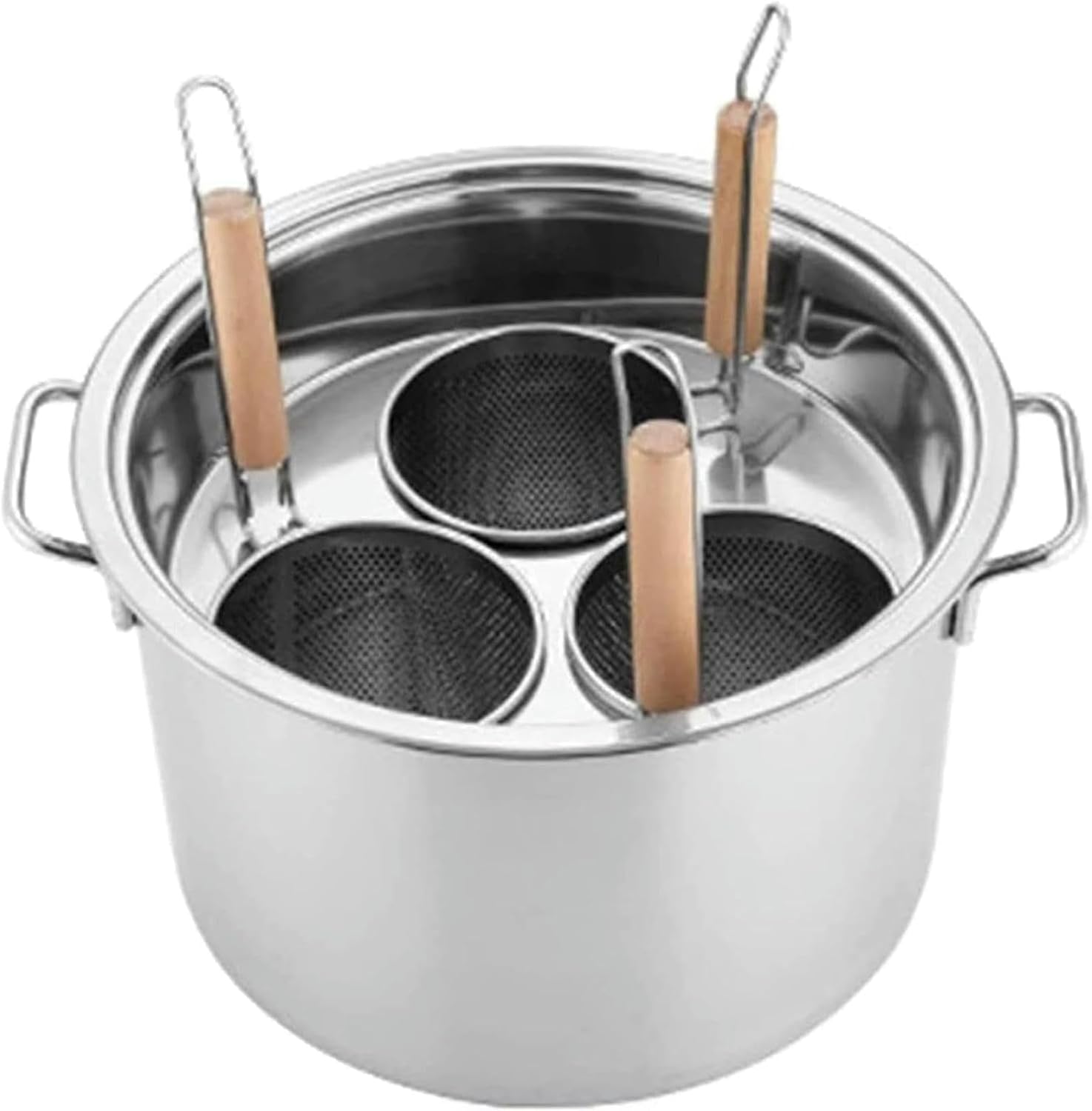 3-Piece Stainless Steel Pasta Cookware Set for Kitchen