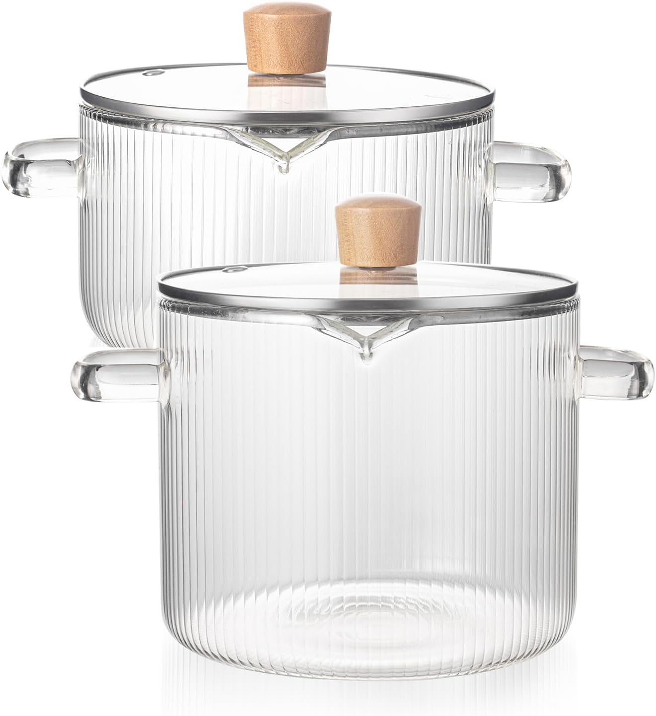 Ergonomic 2-Piece Heat-Resistant Cookware Set