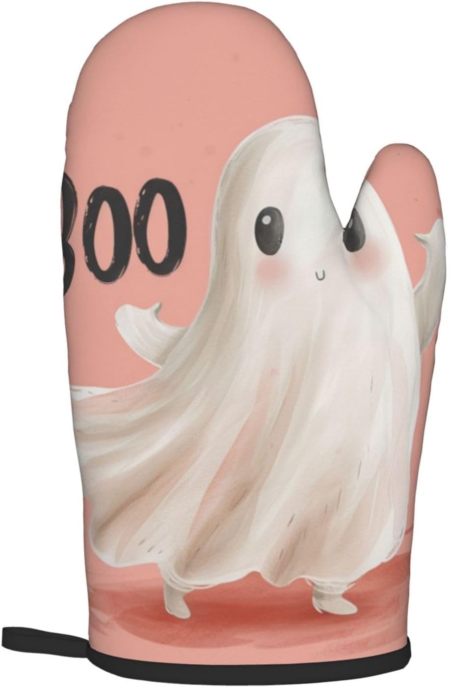 FireDeer Halloween Ghost Oven Mitts Potholder Set