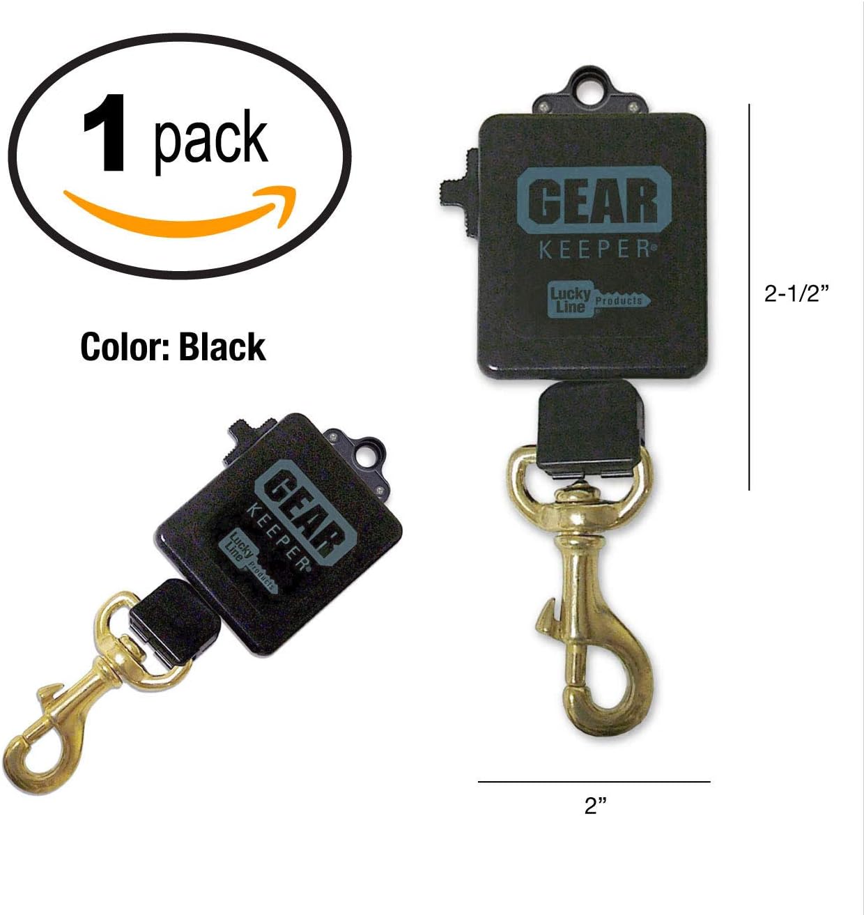 Lucky Line Ultra HIGH Force Gear Keeper Key Retractor