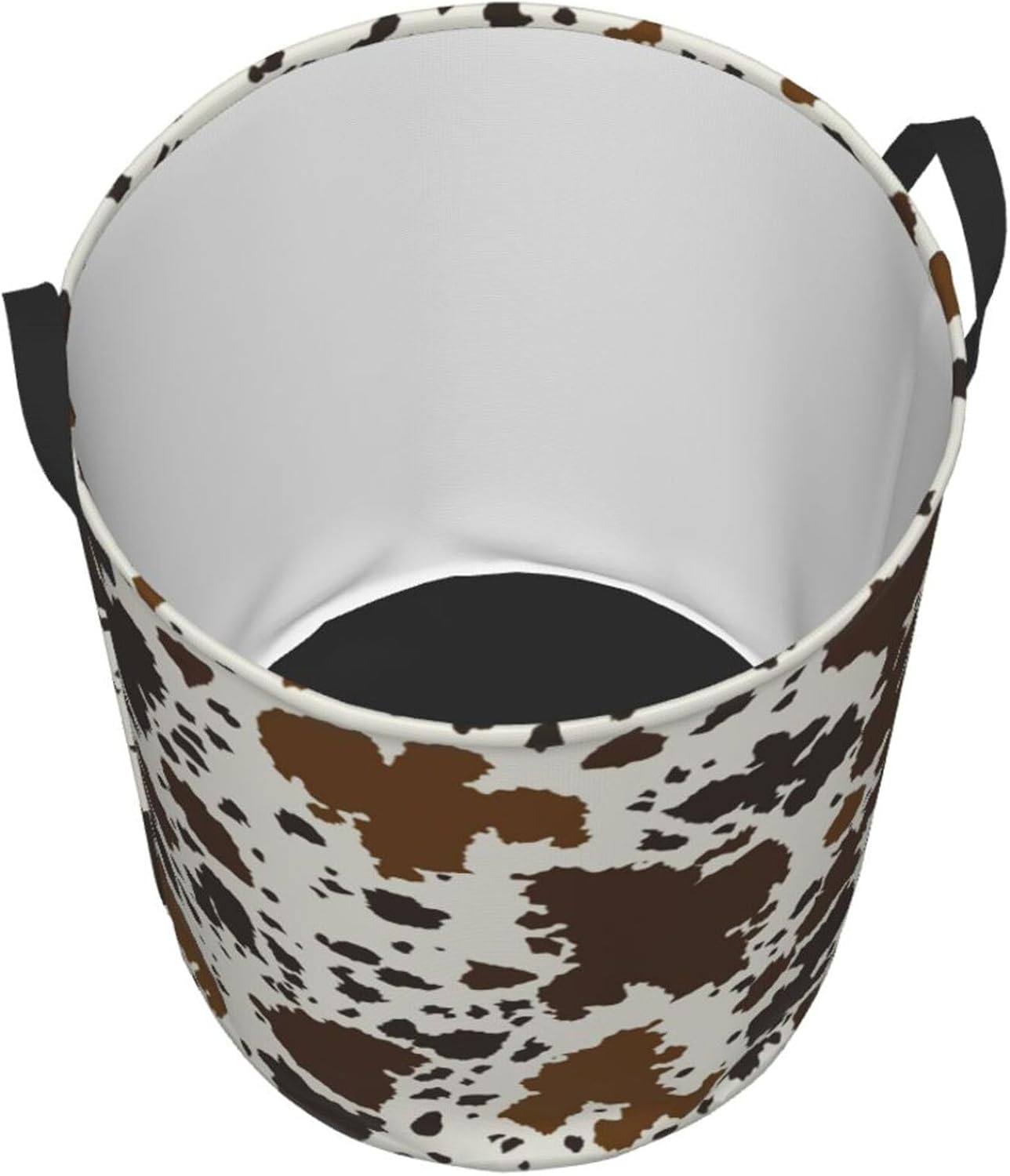 MZERSE Boys Girls Unique Laundry Hamper Basket Brown Skin Milk Cow Print
