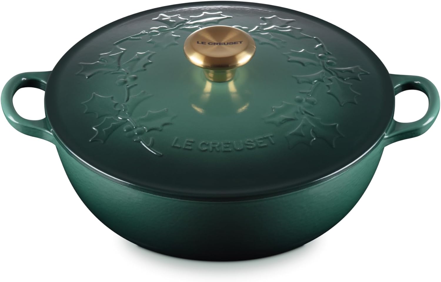 Le Creuset Enameled Cast Iron Soup Pot 45 Qt Artichaut With Gold Knob