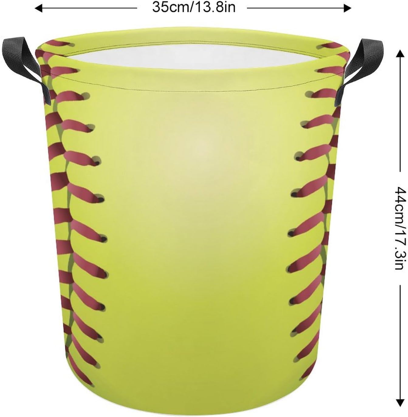 MEIKKOQuick-Access Yellow Waterproof Laundry Basket for Colleges Families