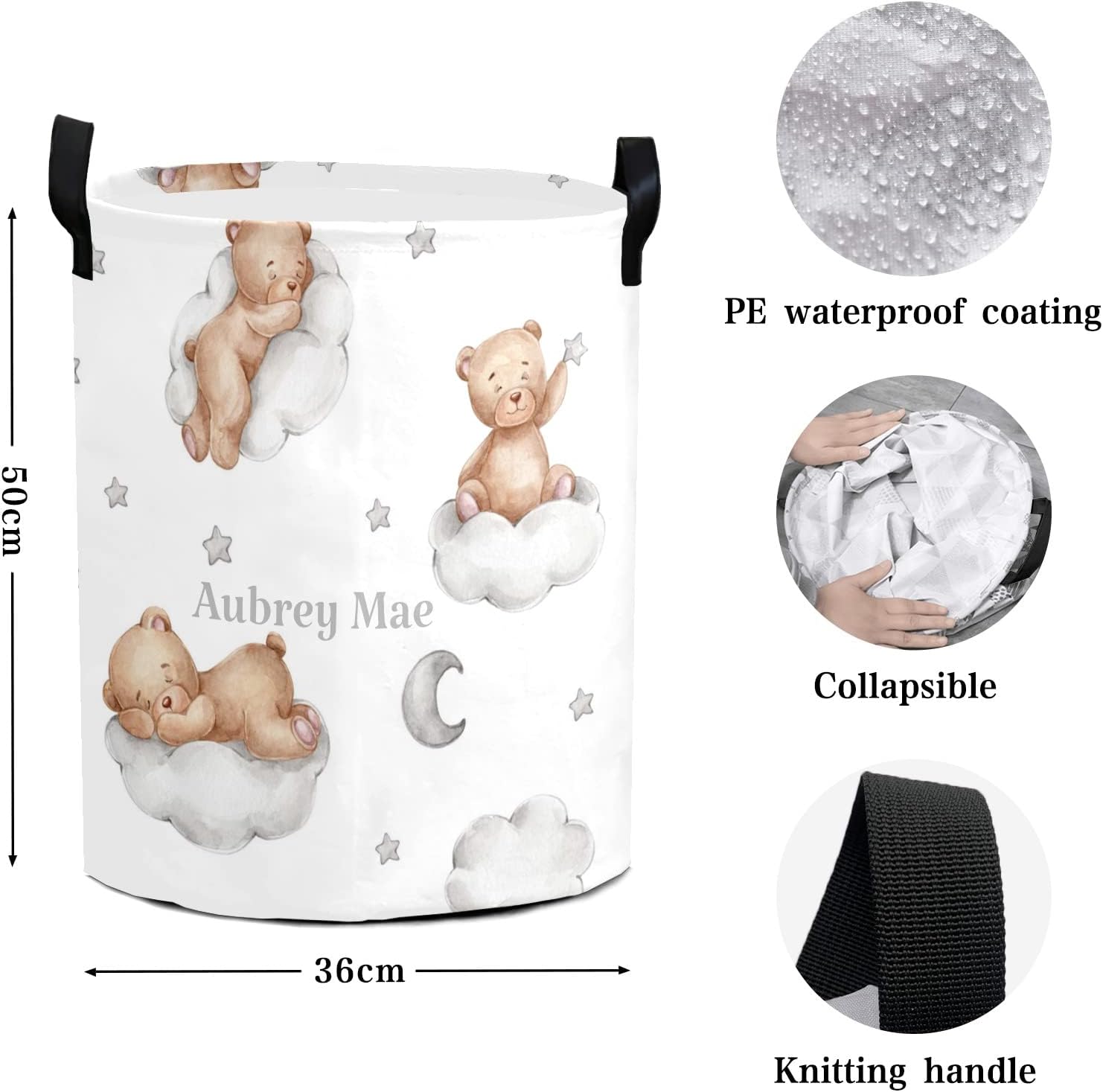Water Resistant Storage Bin Stylish Functional Organizer