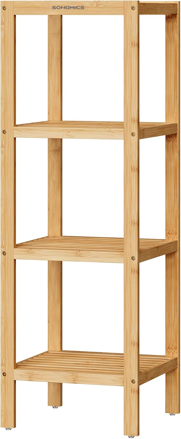4-Tier Bamboo Storage Shelf
