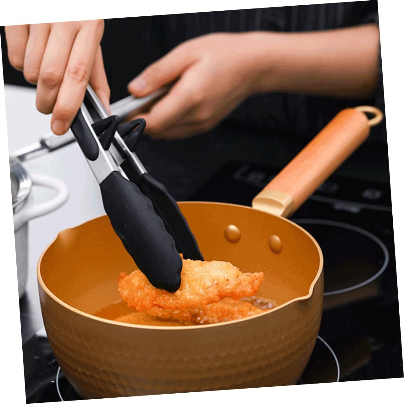 Perfect Non-Stick Ergonomic Milk Pan for Camping Kitchen Use
