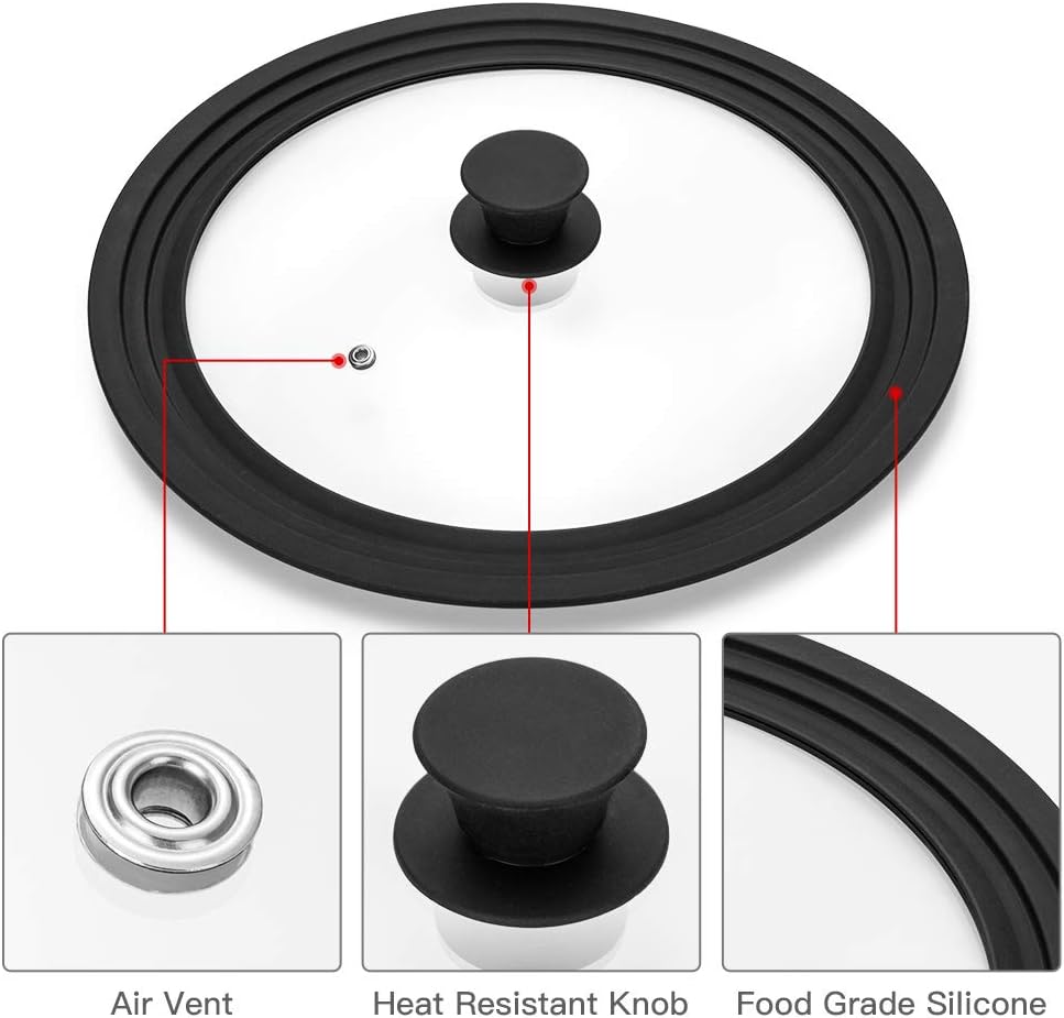 Universal Lid for Pots Pans and Skillets