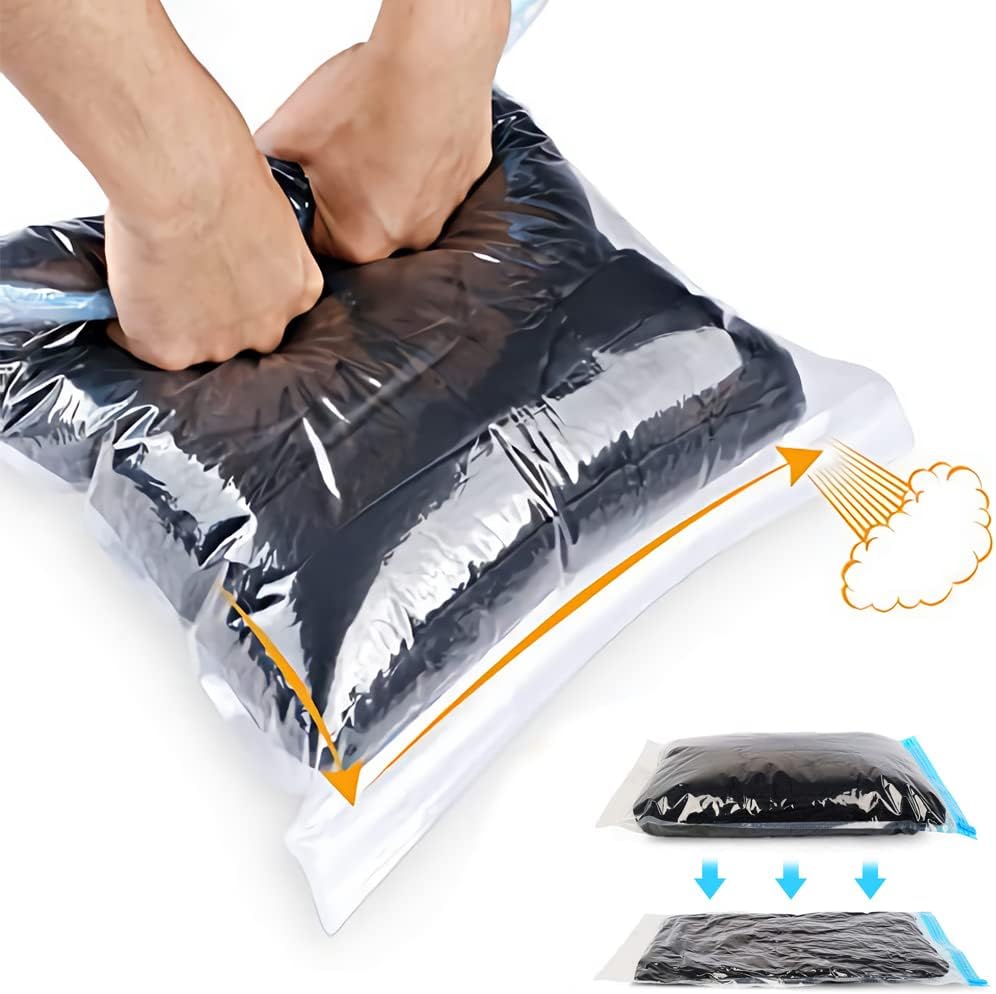 10-Piece Vacuum Storage Travel Bag Ease