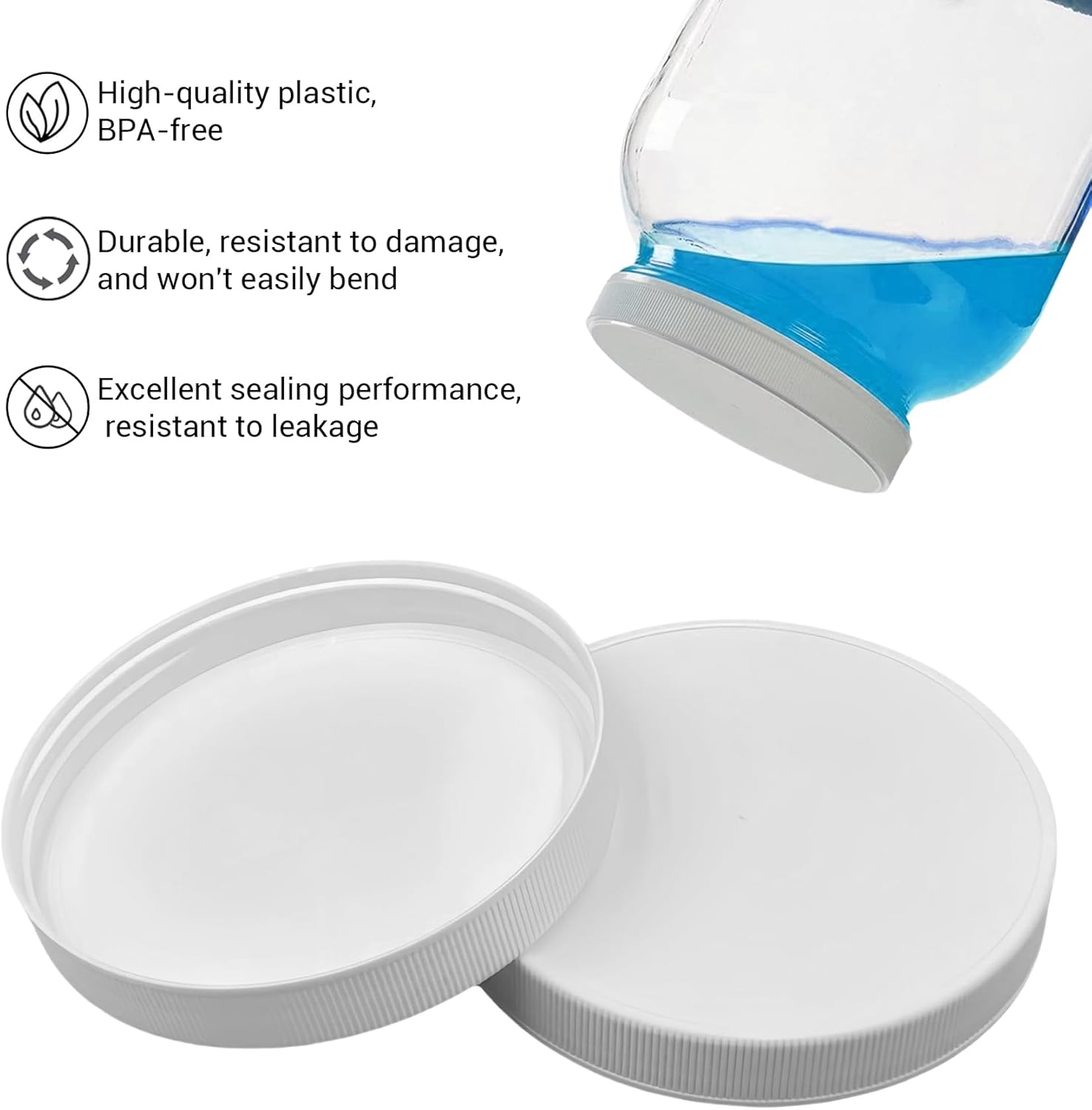 Hufopik 3-Piece Plastic Jar Lids
