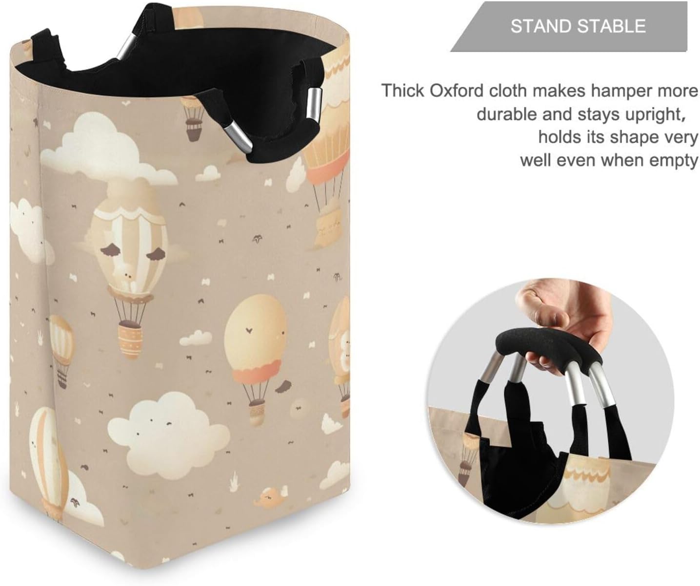 Collapsible Laundry Hamper for Kids with Handles