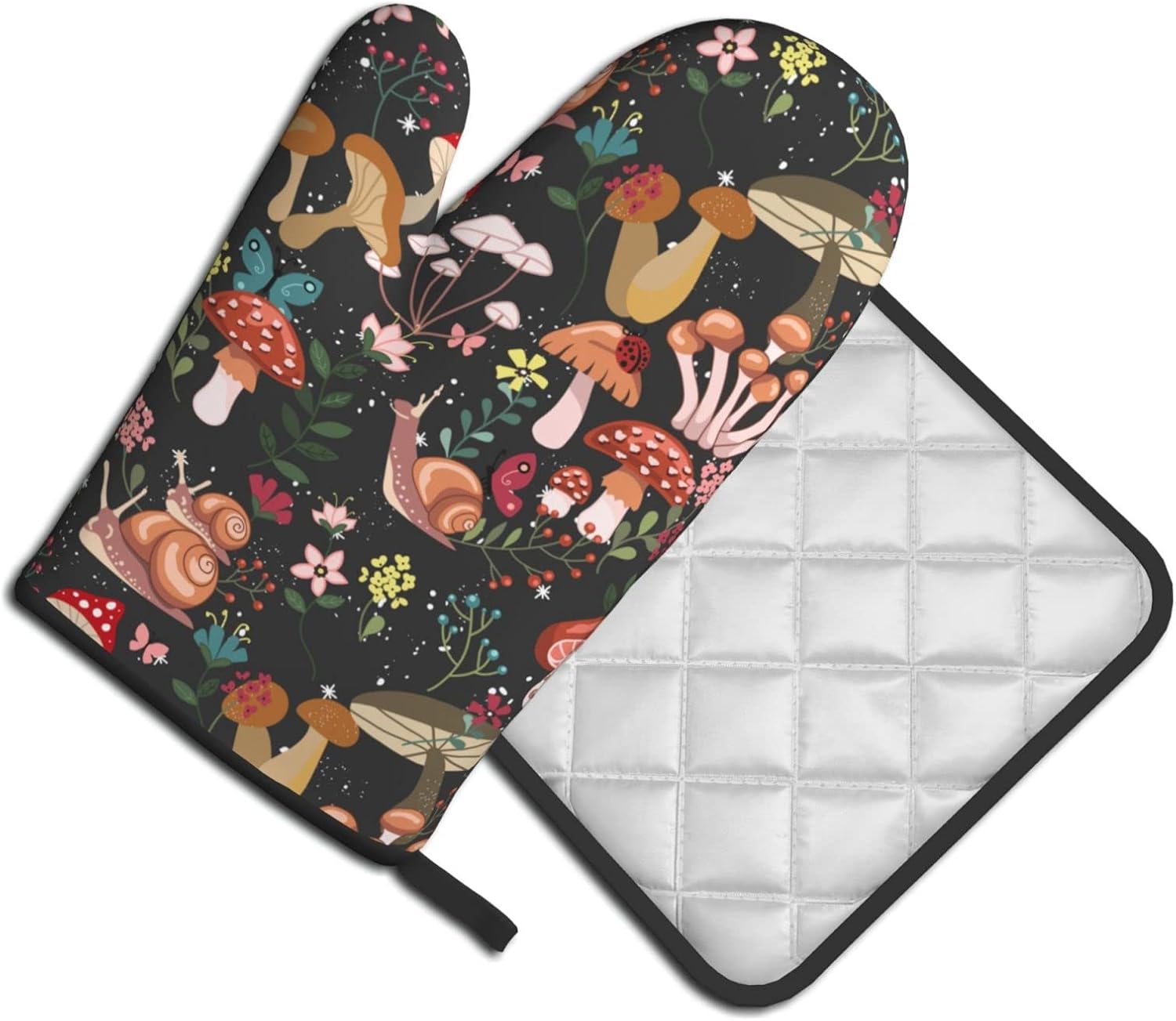 Aoojanu 2 Set Pot Holders Oven Mitts