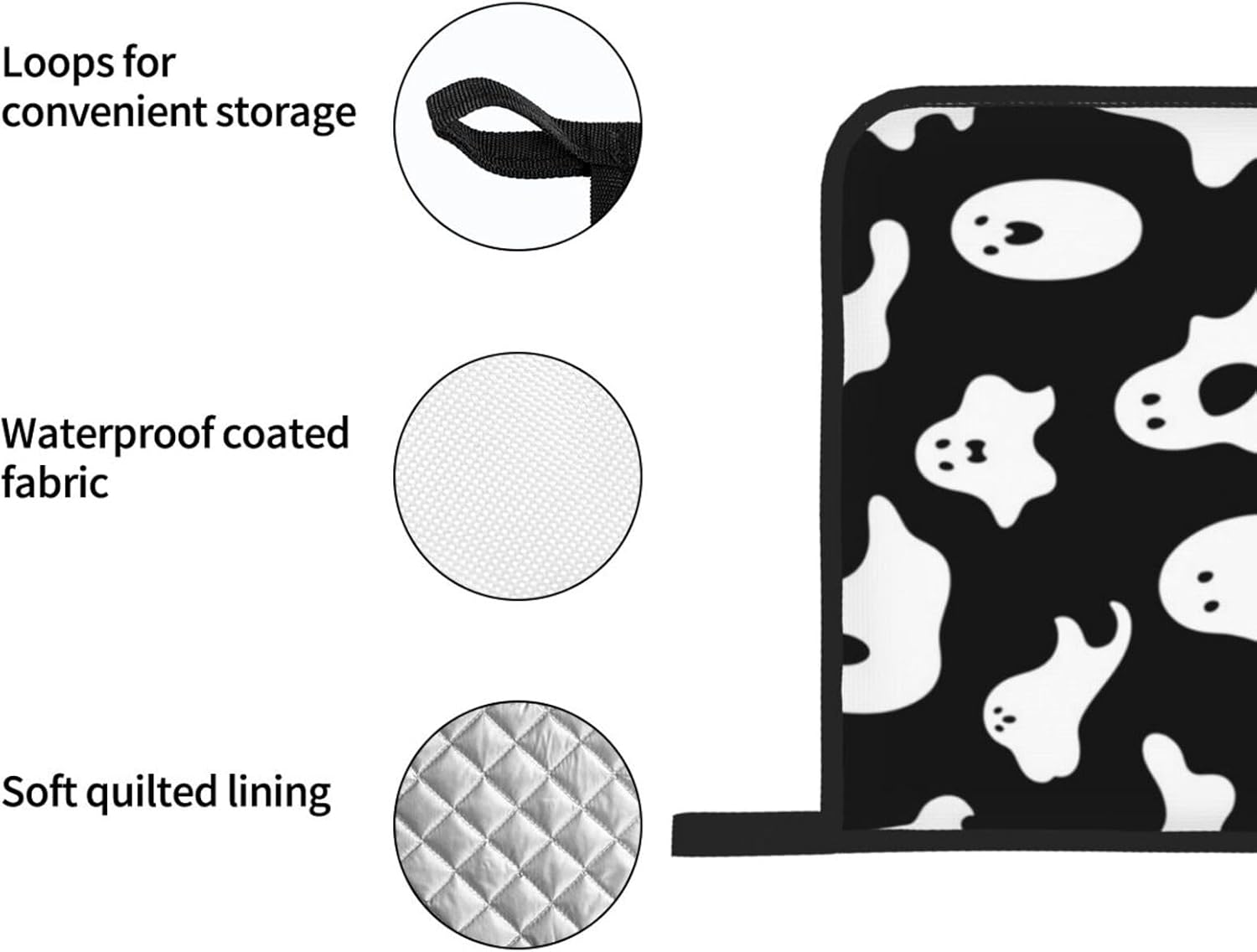 Dont Drop the Ball Halloween mitt set for Cooking
