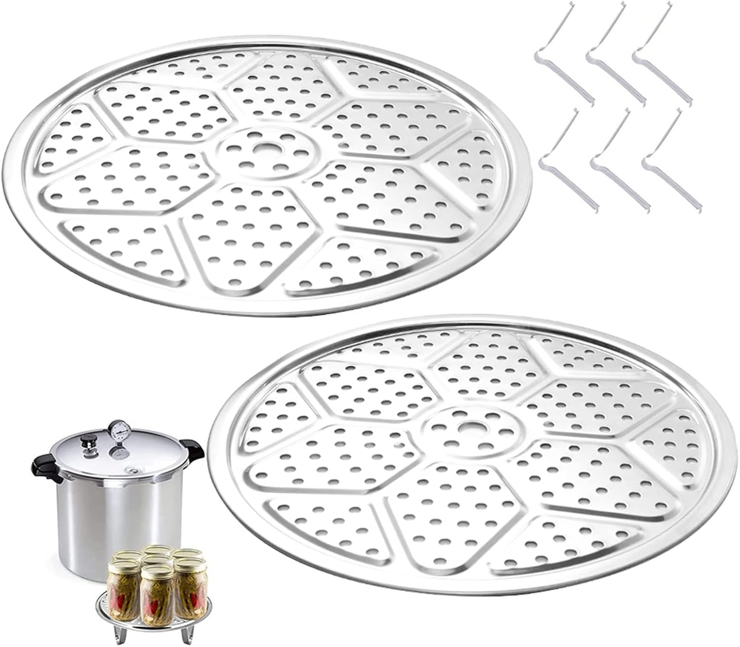 Palksky 11-Inch Canning Rack Set 2-Pack with Detachable Legs