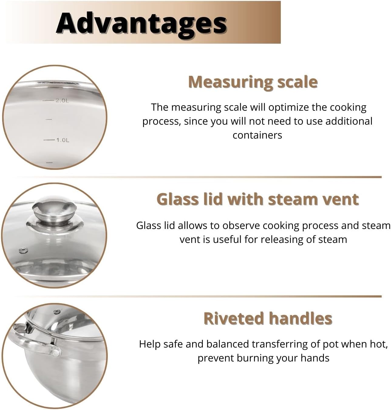 Durable Versatile 6-Piece Cookware Set
