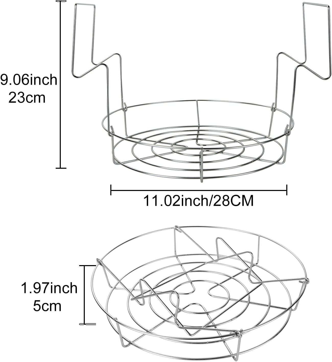 12 Stainless Steel Canning Rack with Tongs