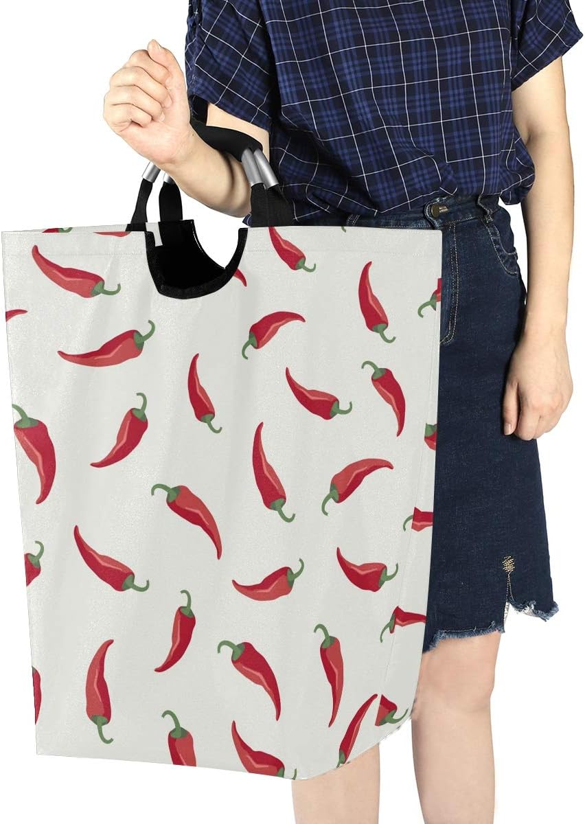 MOYYO Red chili Collapsible laundry basket