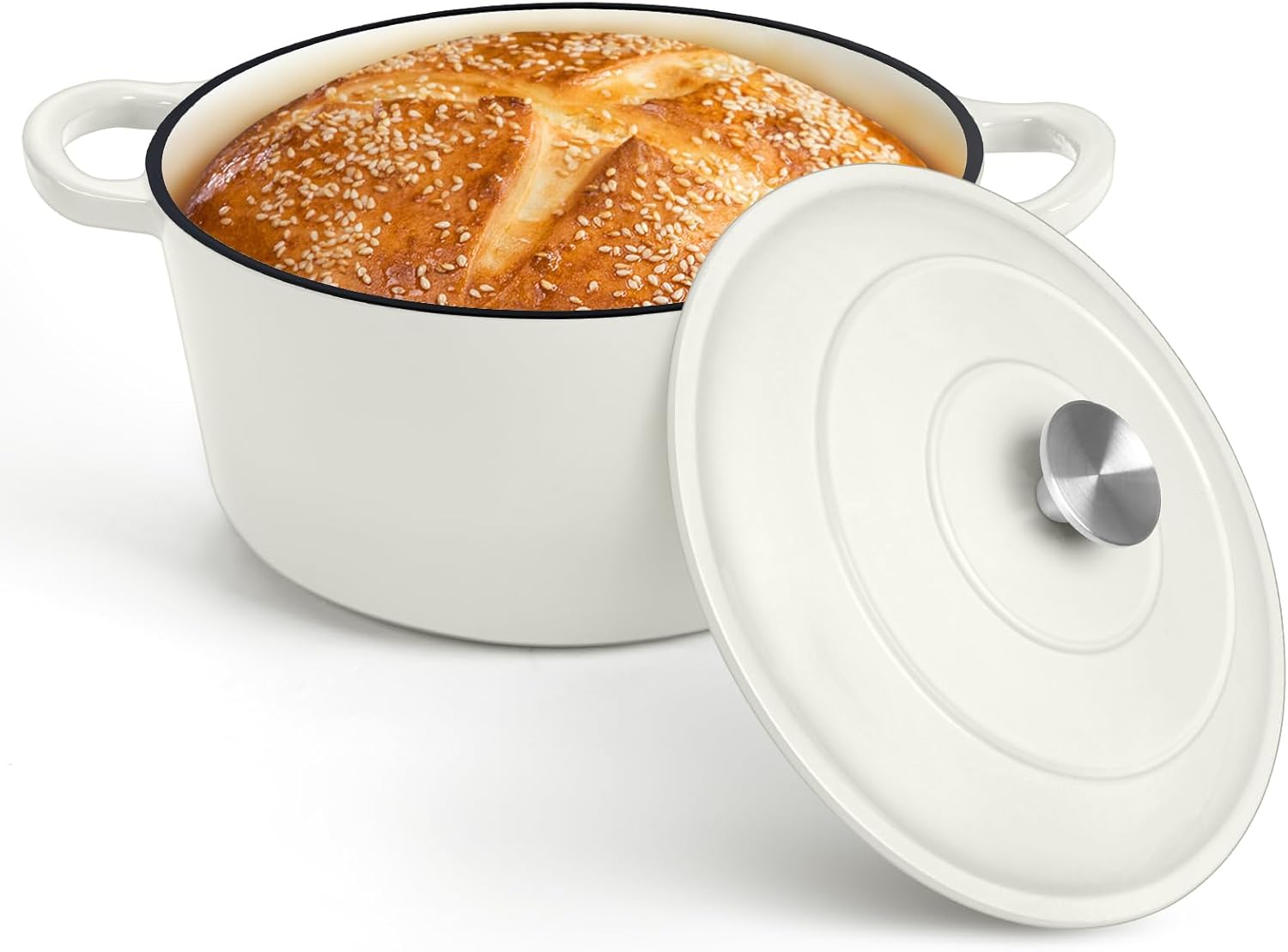 PP CHEF 7QT Enamel Dutch Oven with Lid