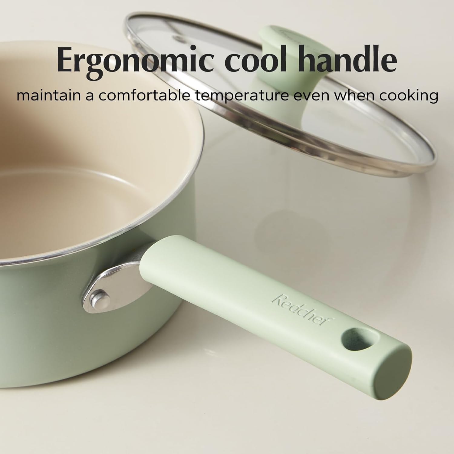 Redchef Ceramic Nonstick Saucepan with Lid