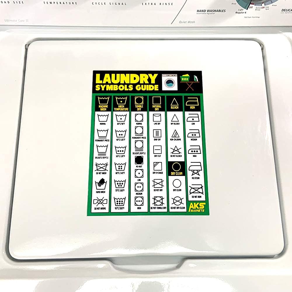 Proven Solution - laundry day transformed Easy Reading Guide Magnet - Make Care Simple