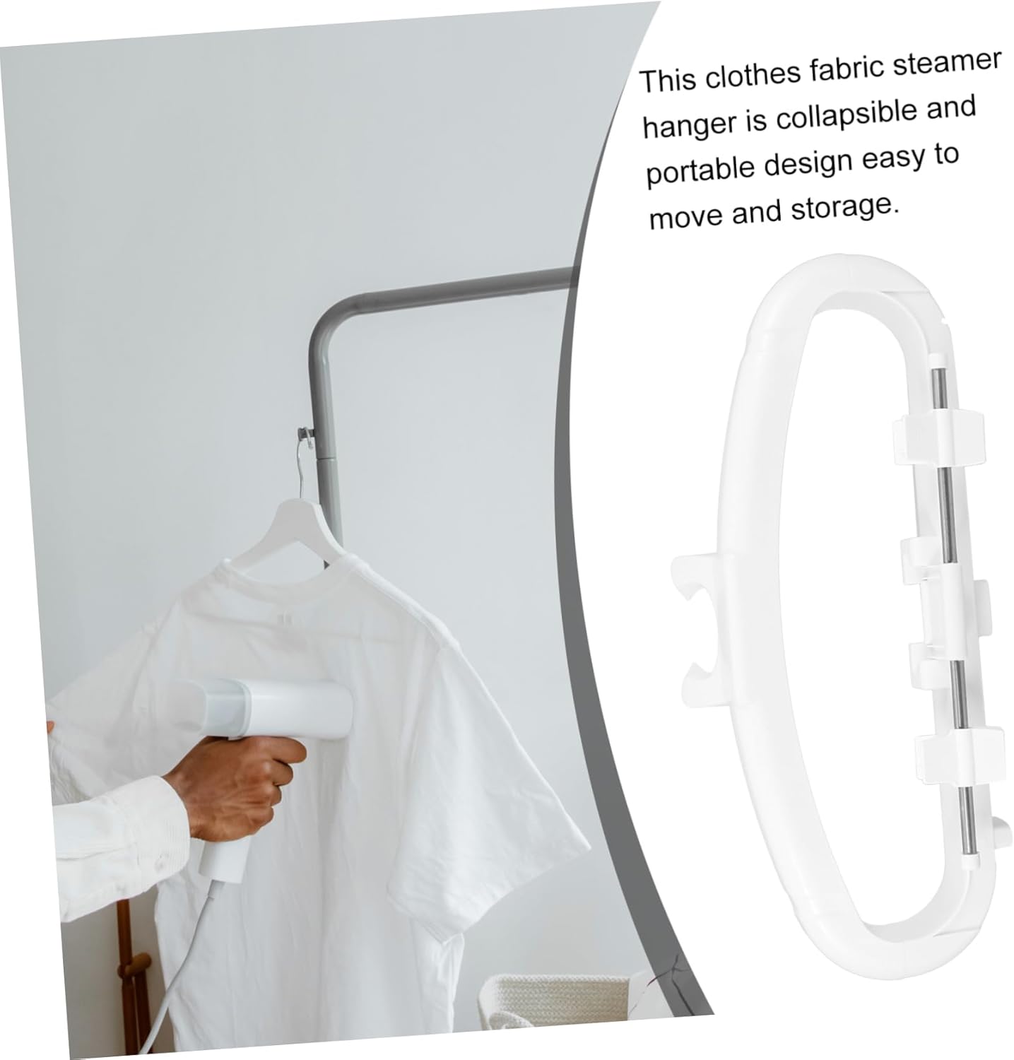 VOSAREA Reusable Clothes Drying Hanger for Steaming