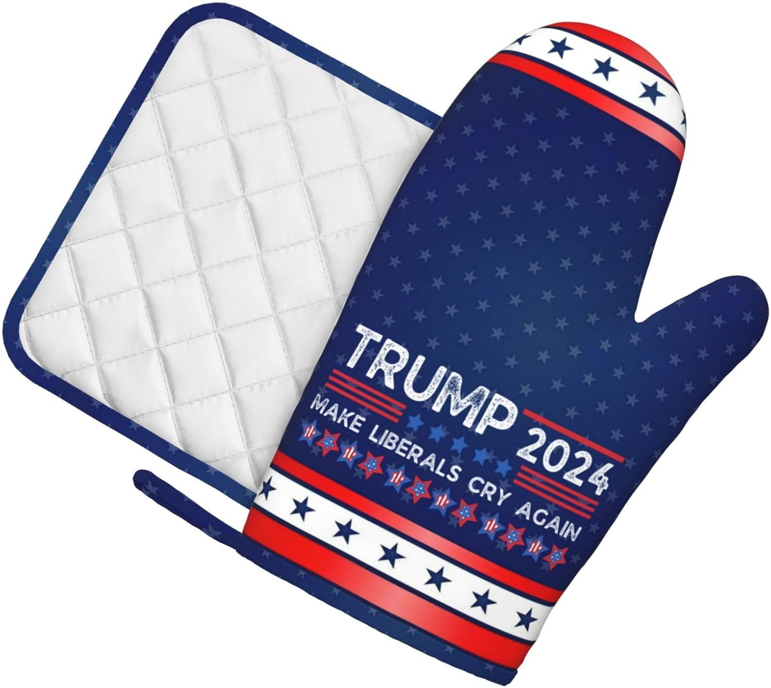 HILLBACK Oven Mitts and Pot Holders Set - Heat Resistant Kitchen Essentials