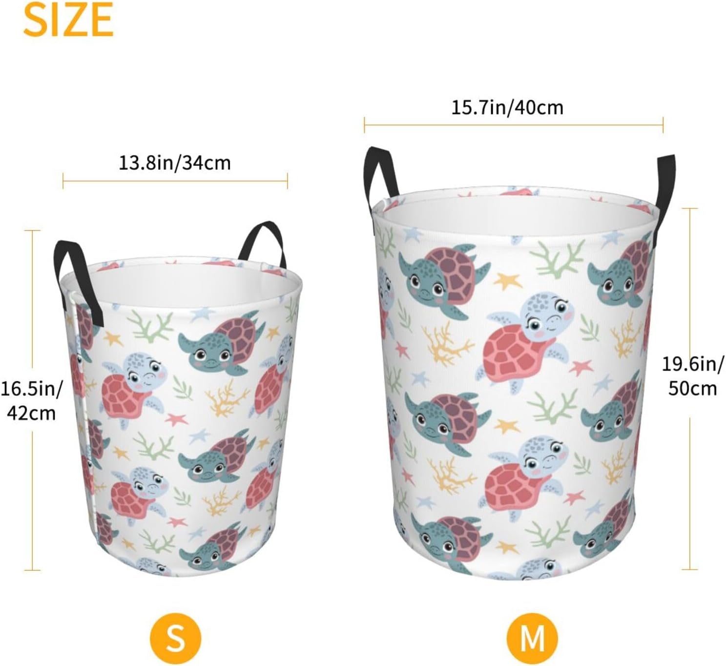 Collapsible Laundry Basket Hamper for College Dorms Bedrooms Durable Water-Resistant