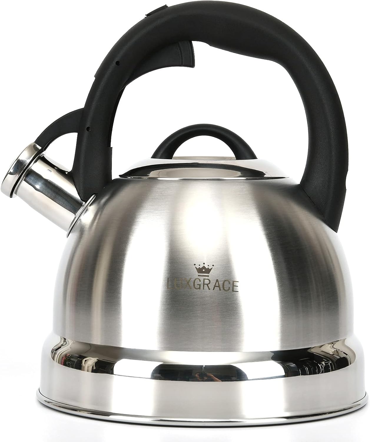 Ergonomic Whistling 25 qt Stainless Steel Tea Kettle