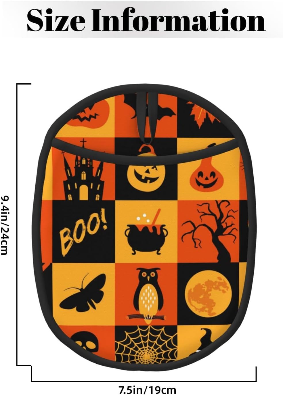 insulated oven mitts Halloween-themed