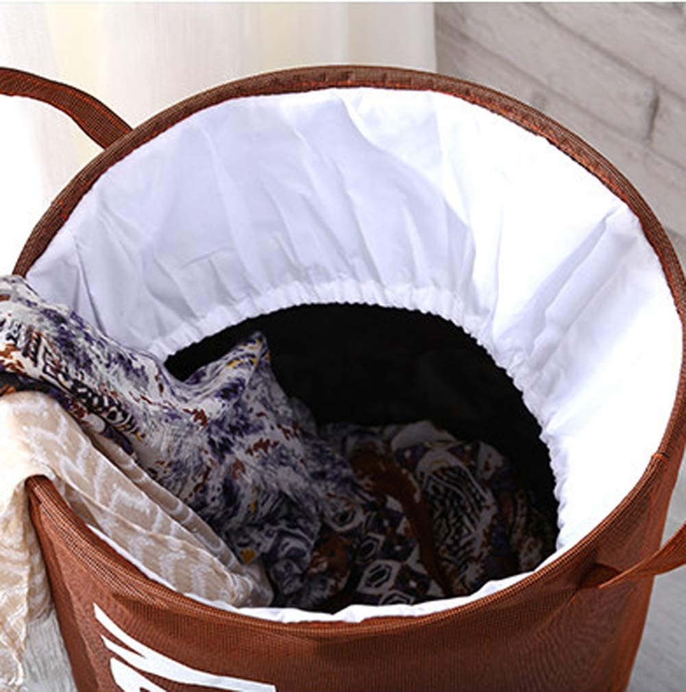HappyLHL Folding Large Thick Laundry Basket Oxford Fabric Storage Basket Waterproof