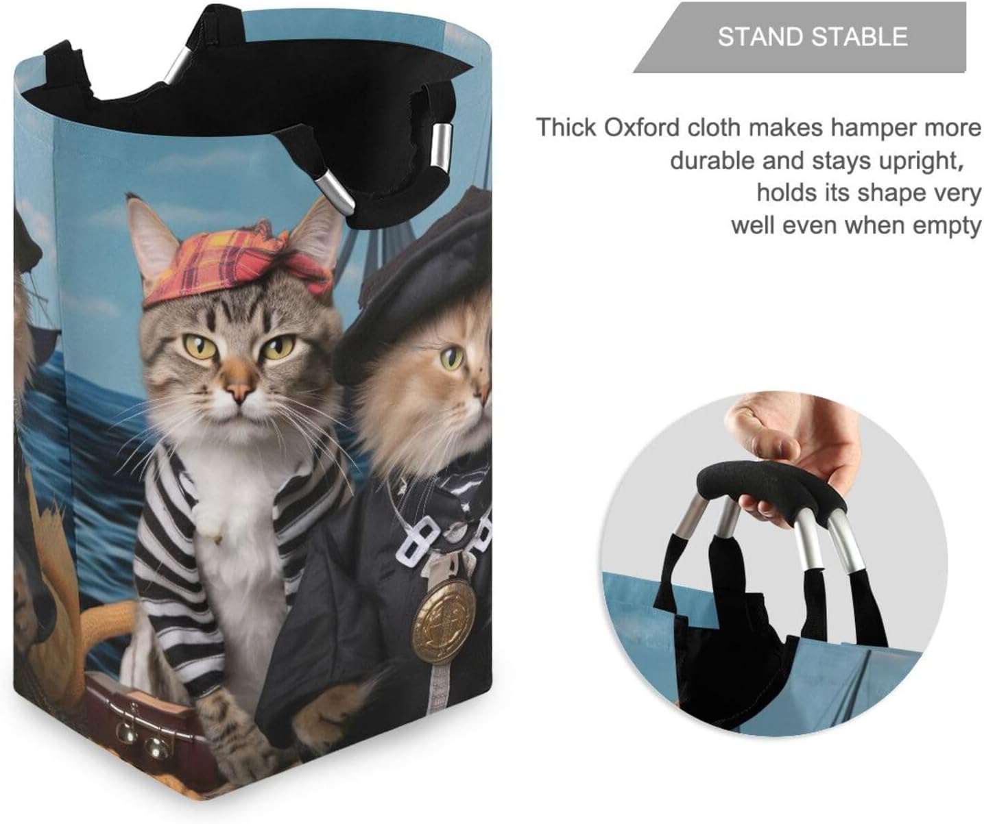 Compact Multi-Functional Foldable Laundry Hamper